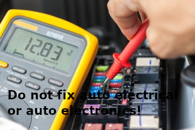 No auto electronics