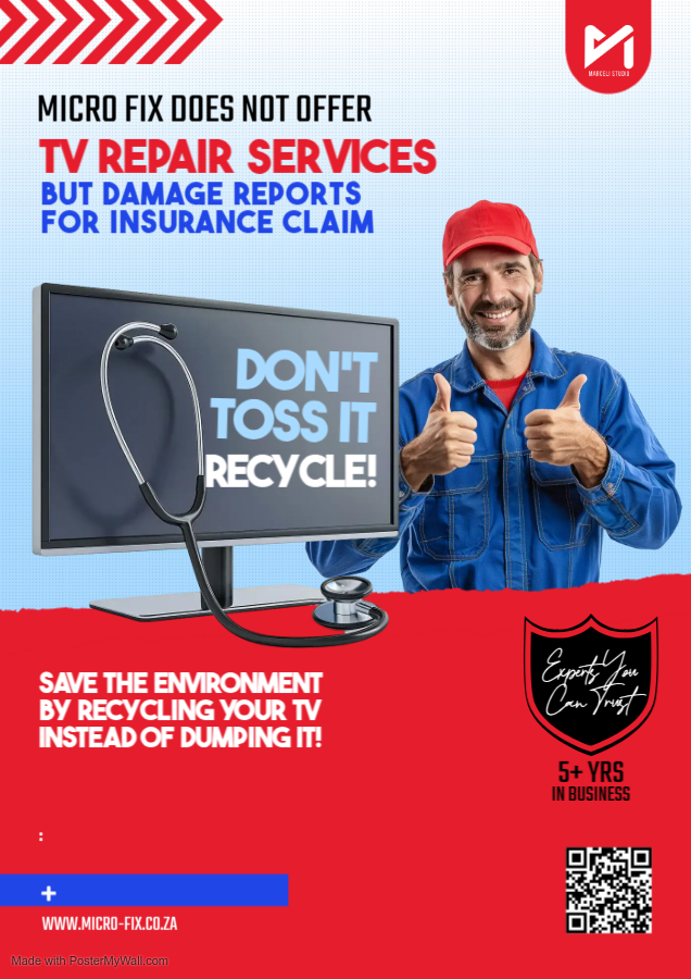 No TV repairs NO TVs